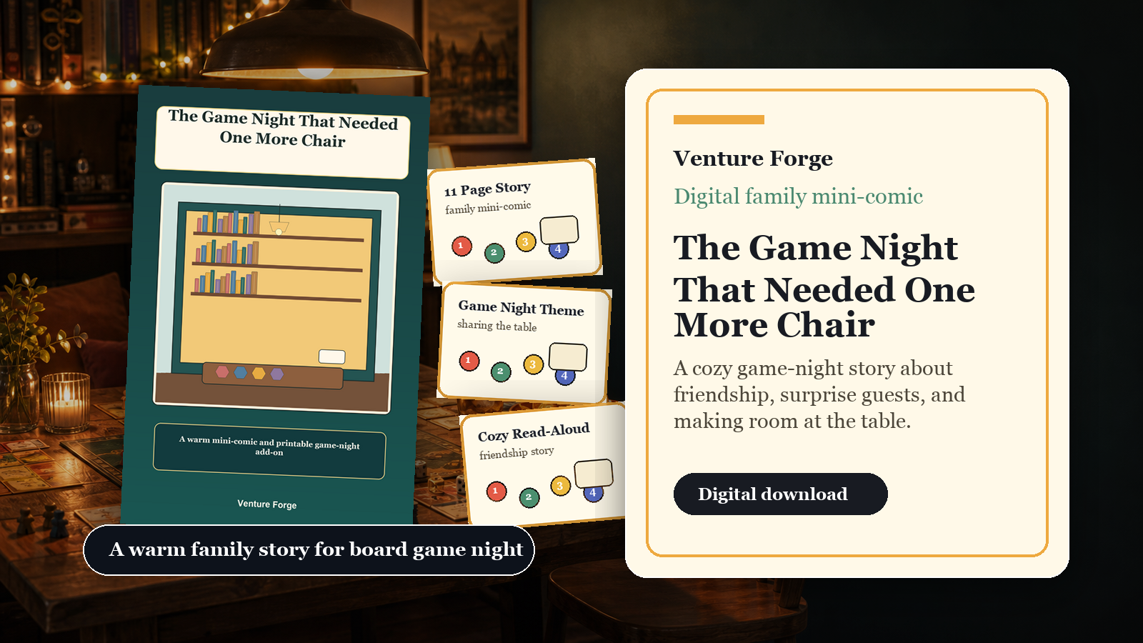 Digital cover for The Game Night That Needed One More Chair